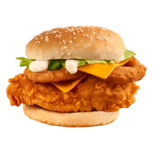 Double Ringer Fillet of Fire Burger