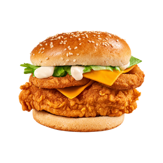 Double Ringer Fillet of Fire Burger