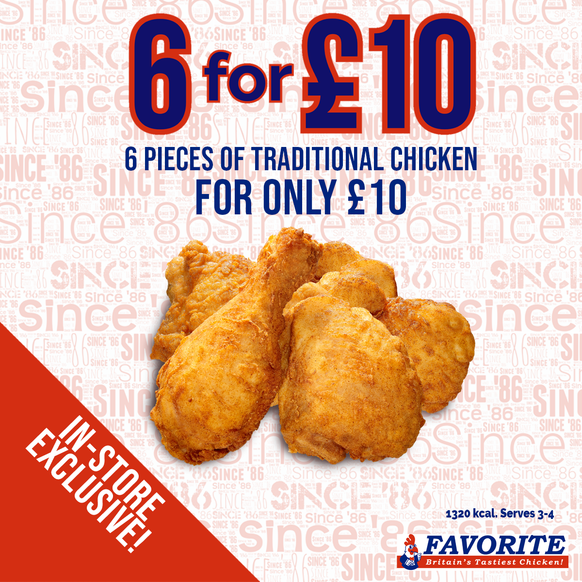 New Offer Exclusively In-Store at Favorite Chicken 